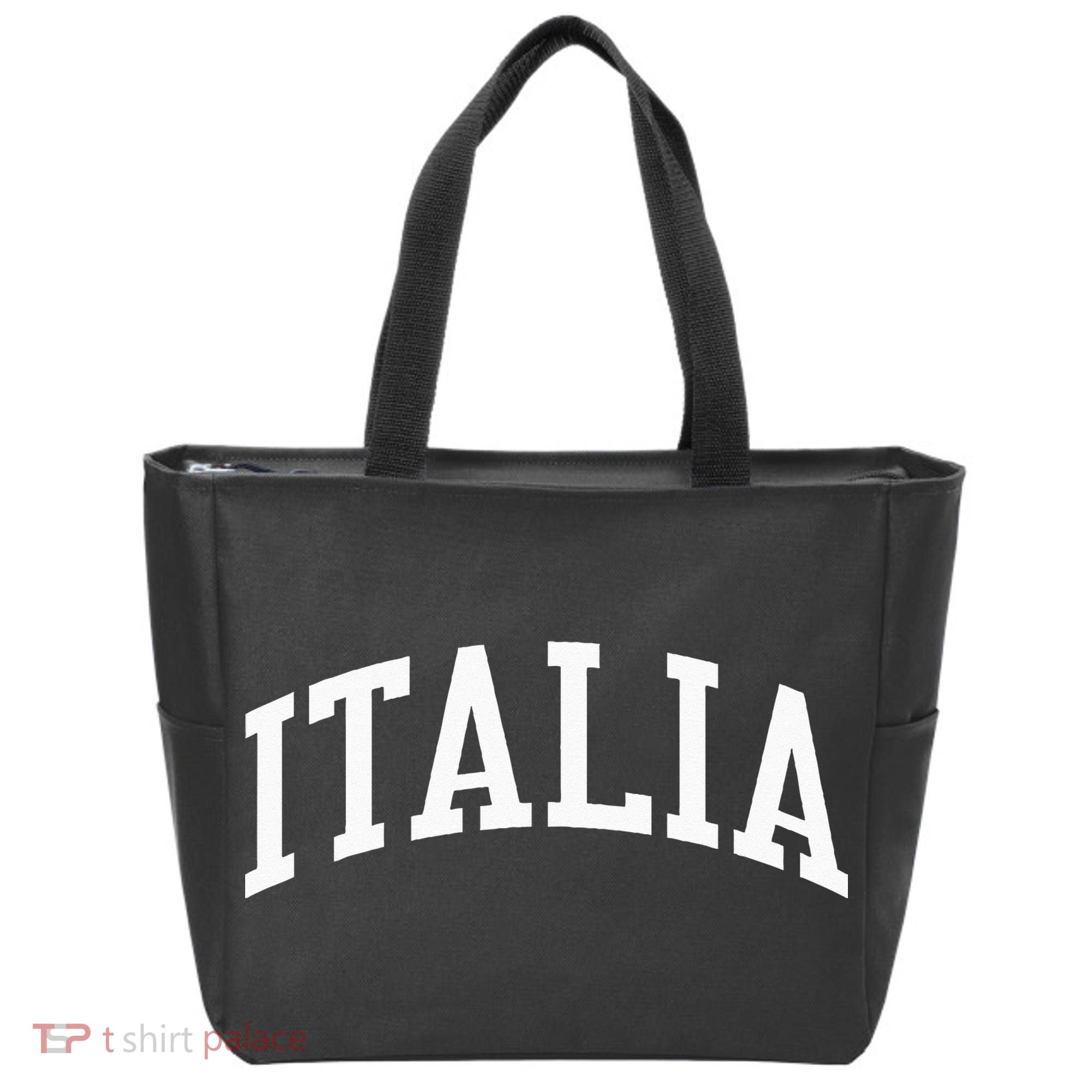 Italy Italia College University Style Tote Bag