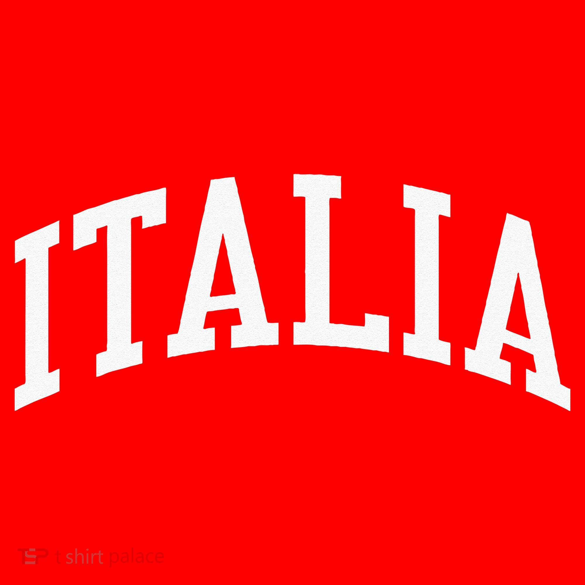 Italy Italia College University Style Santa Hat