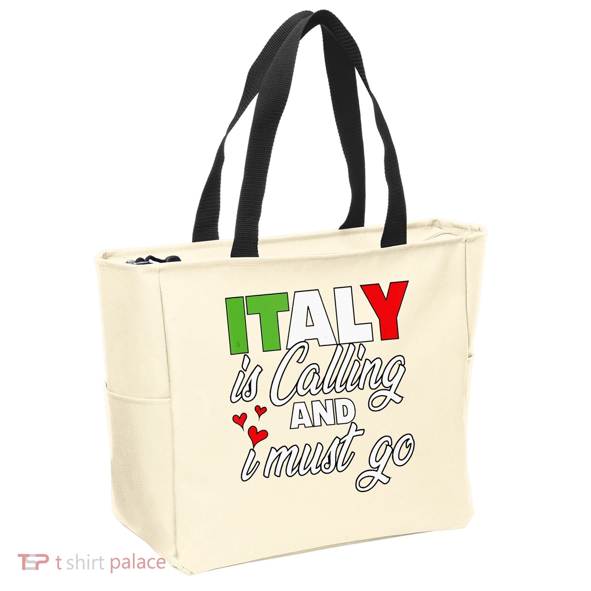 Italy Is Calling And I Must Go Women Vacation Tote Bag