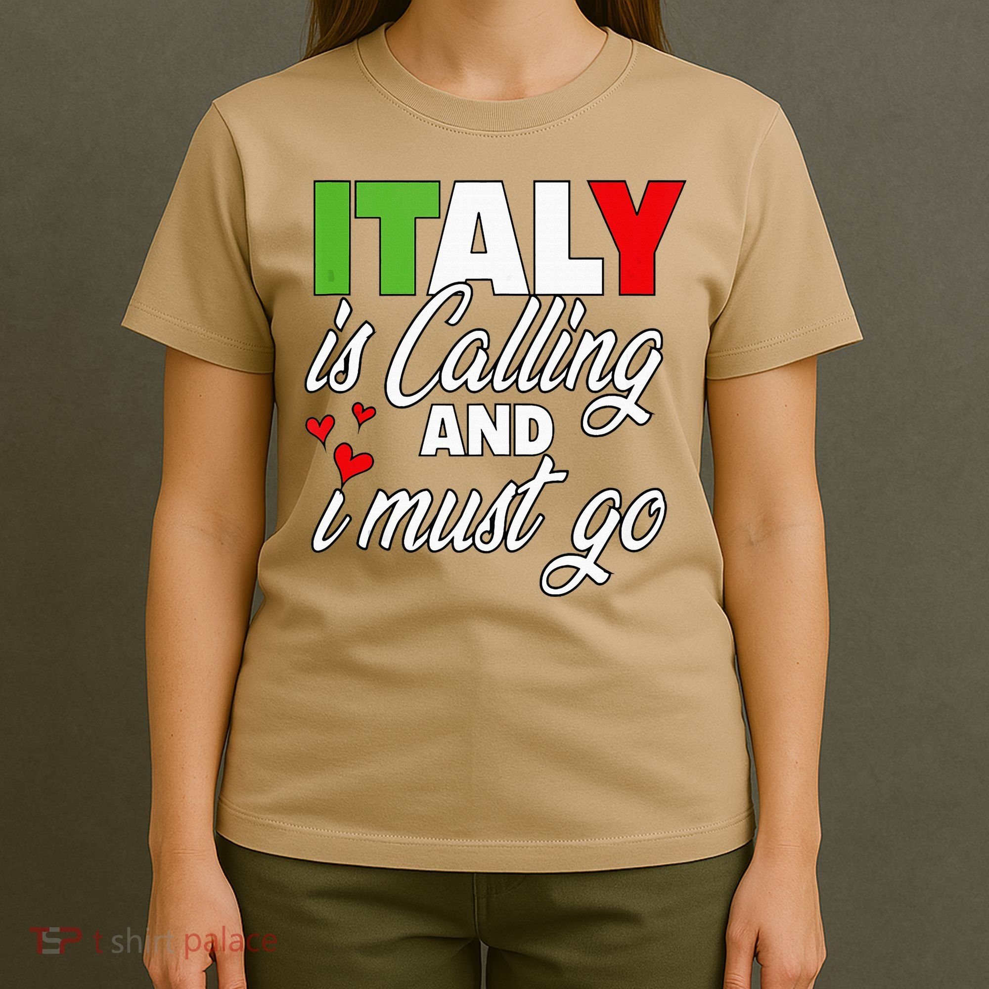 Italy Is Calling And I Must Go Women Vacation T-Shirt