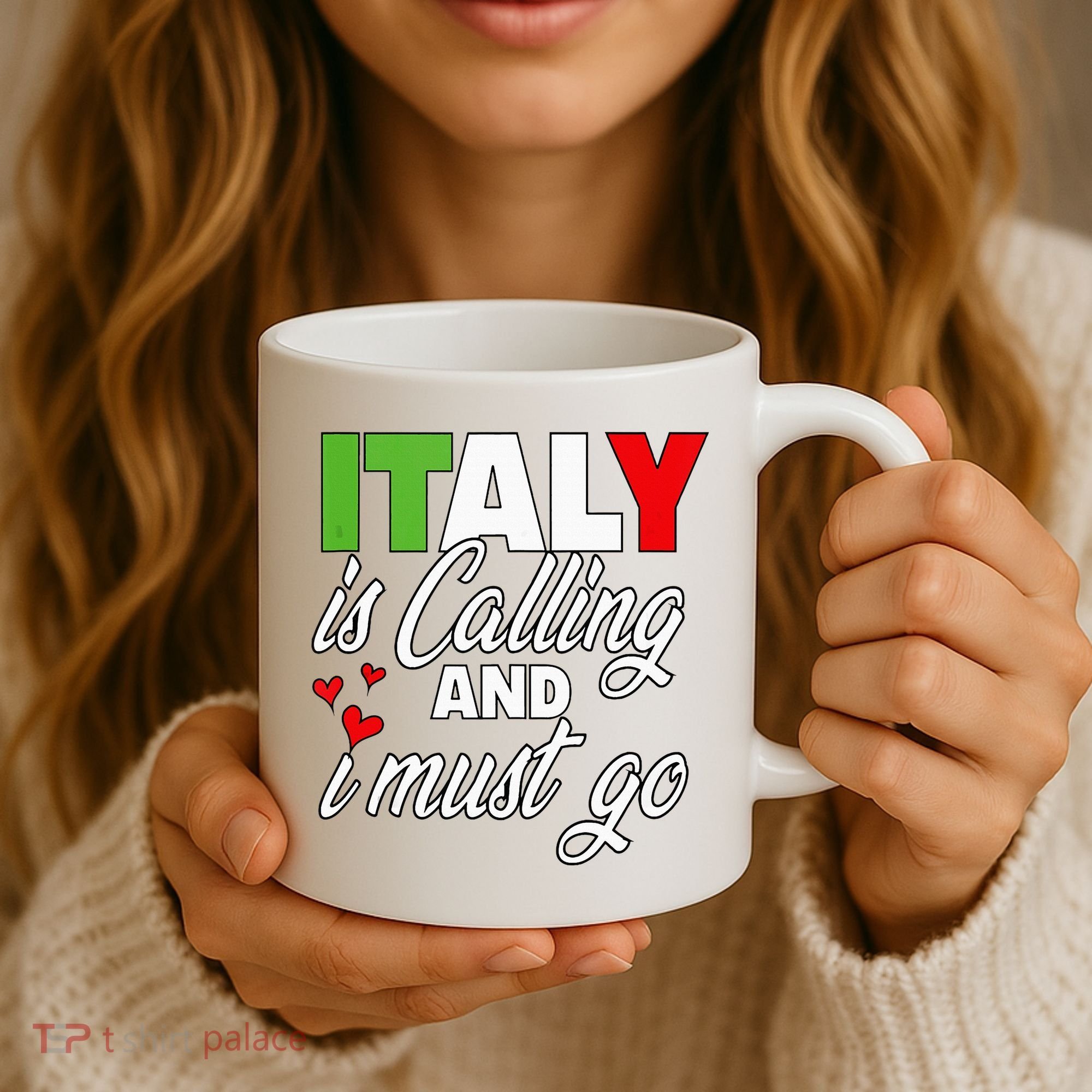 Italy Is Calling And I Must Go Women Vacation Coffee Mug