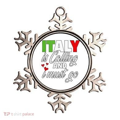 Italy Is Calling And I Must Go Women Vacation Ornament