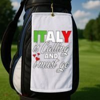 Italy Is Calling And I Must Go Women Vacation Golf Towel thumb 2