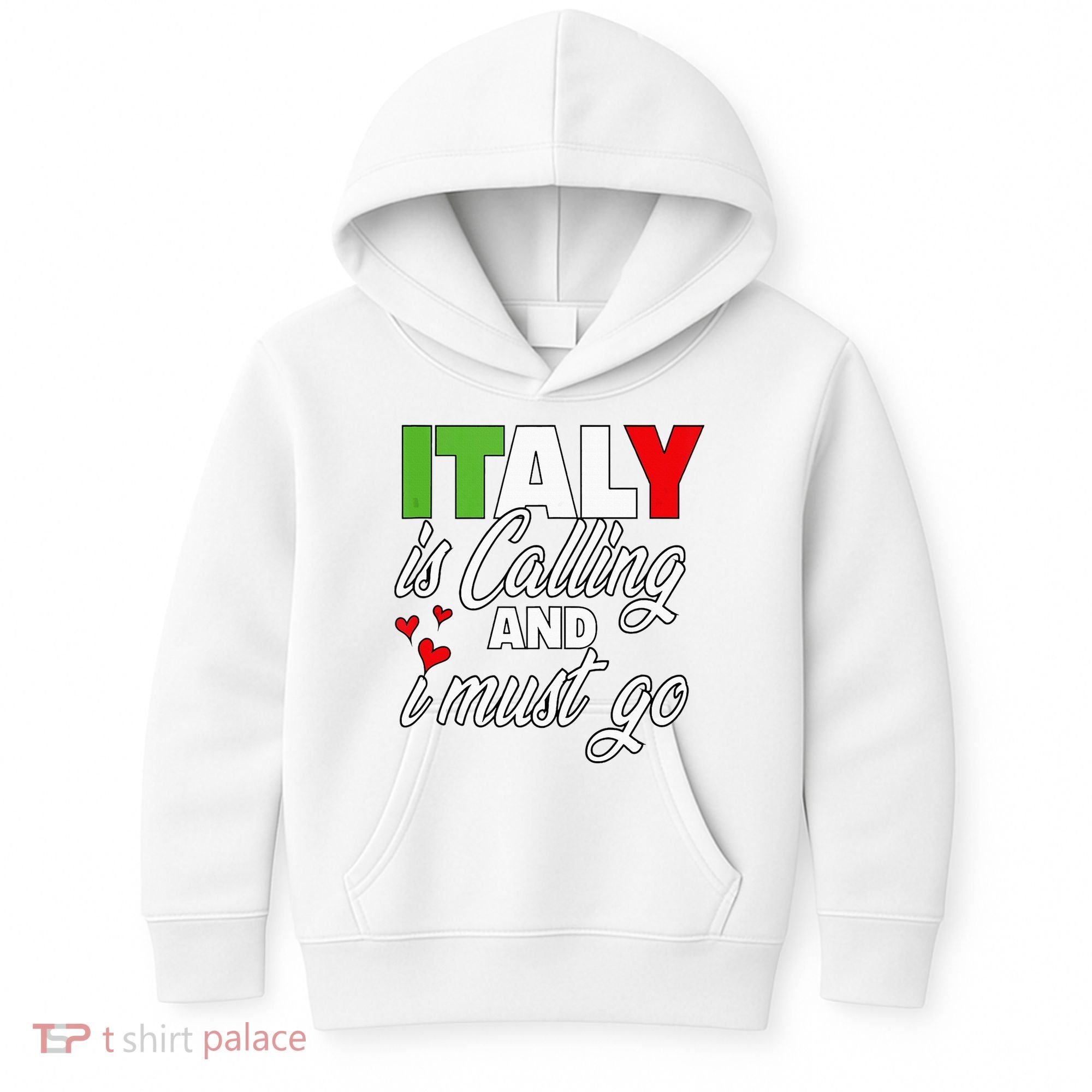 Italy Is Calling And I Must Go Women Vacation Kids Hoodie