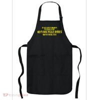 It Is Customary To Pay For Motorcycle Rides Apron thumb 0