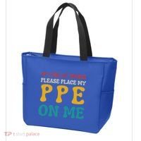 If I Die At Work Please Place My Ppe On Me Funny Electrician Gift Tote Bag thumb 3