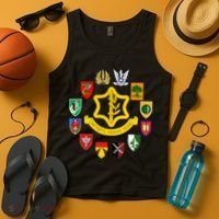 Idf Israel Defence Forces Israeli Army Israel Military Units Tank Top thumb 4