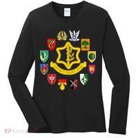 Idf Israel Defence Forces Israeli Army Israel Military Units Women's Long Sleeve Shirt thumb 0