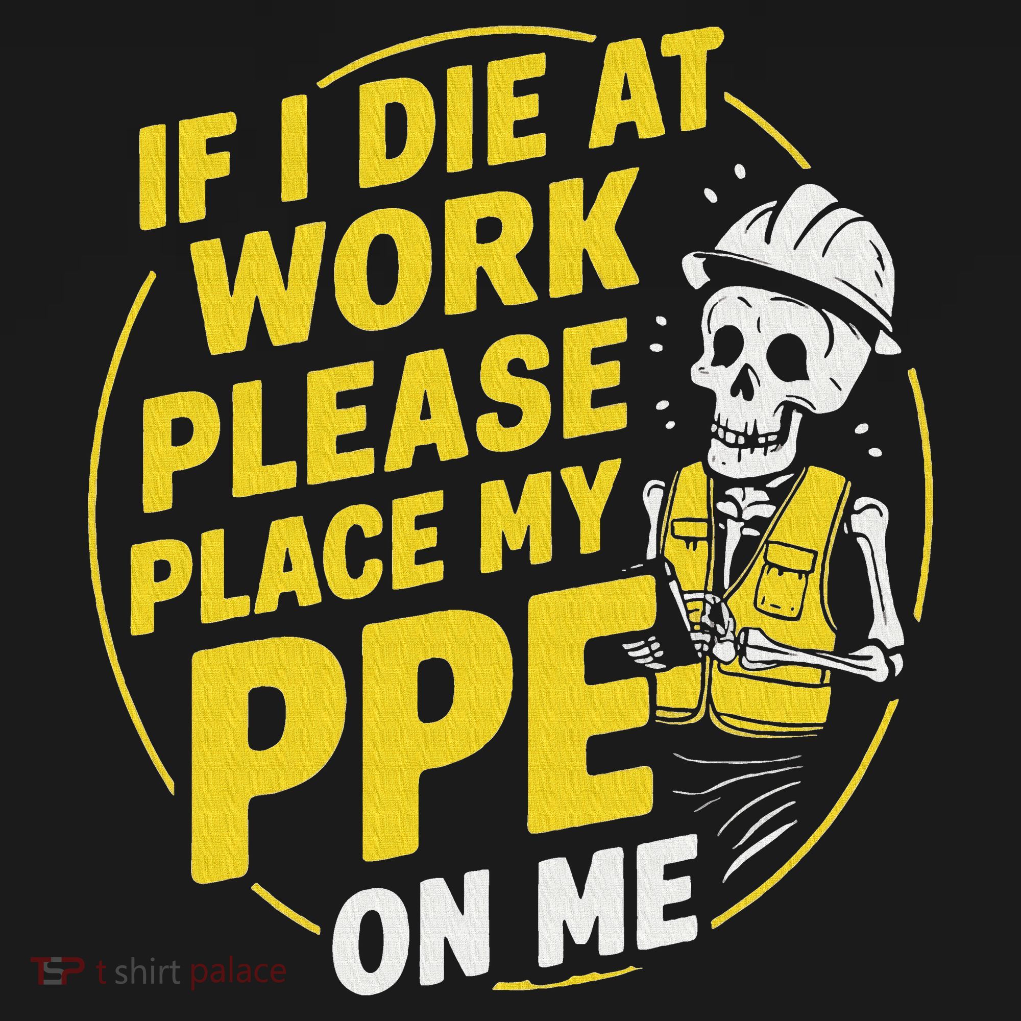 If I Die At Work Please Place My Ppe On Me Kids Hoodie