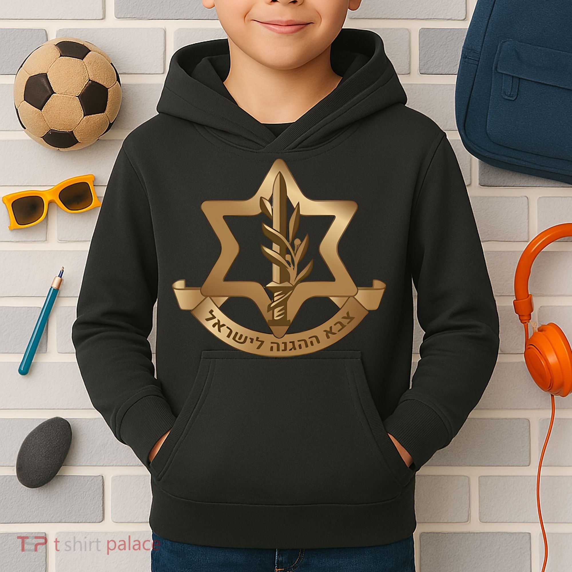 Idf Israel Defense Forces Kids Hoodie