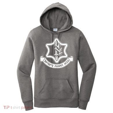 Idf Israel Defense Force Israeli Armed Forces Emblem Women's Hoodie