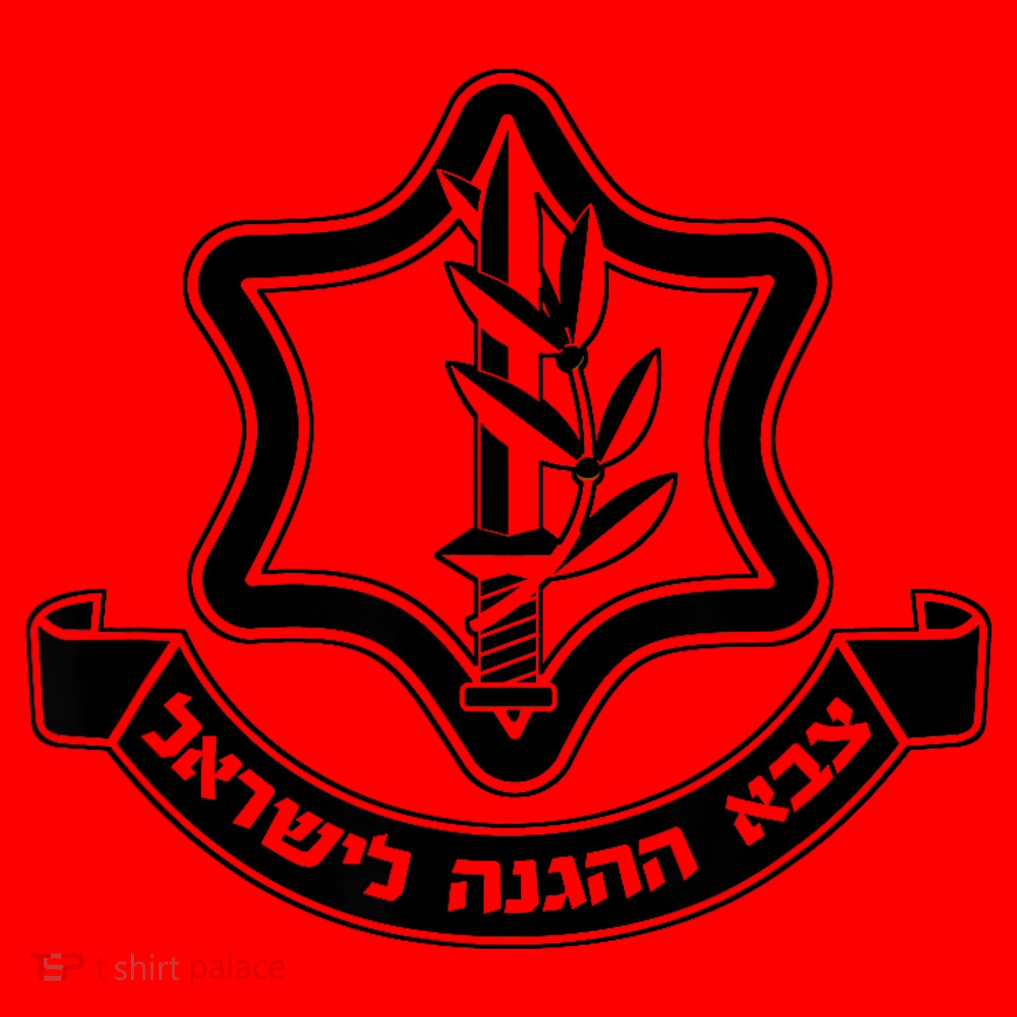 Idf Israel Defense Force Israeli Armed Forces Emblem Santa Hat