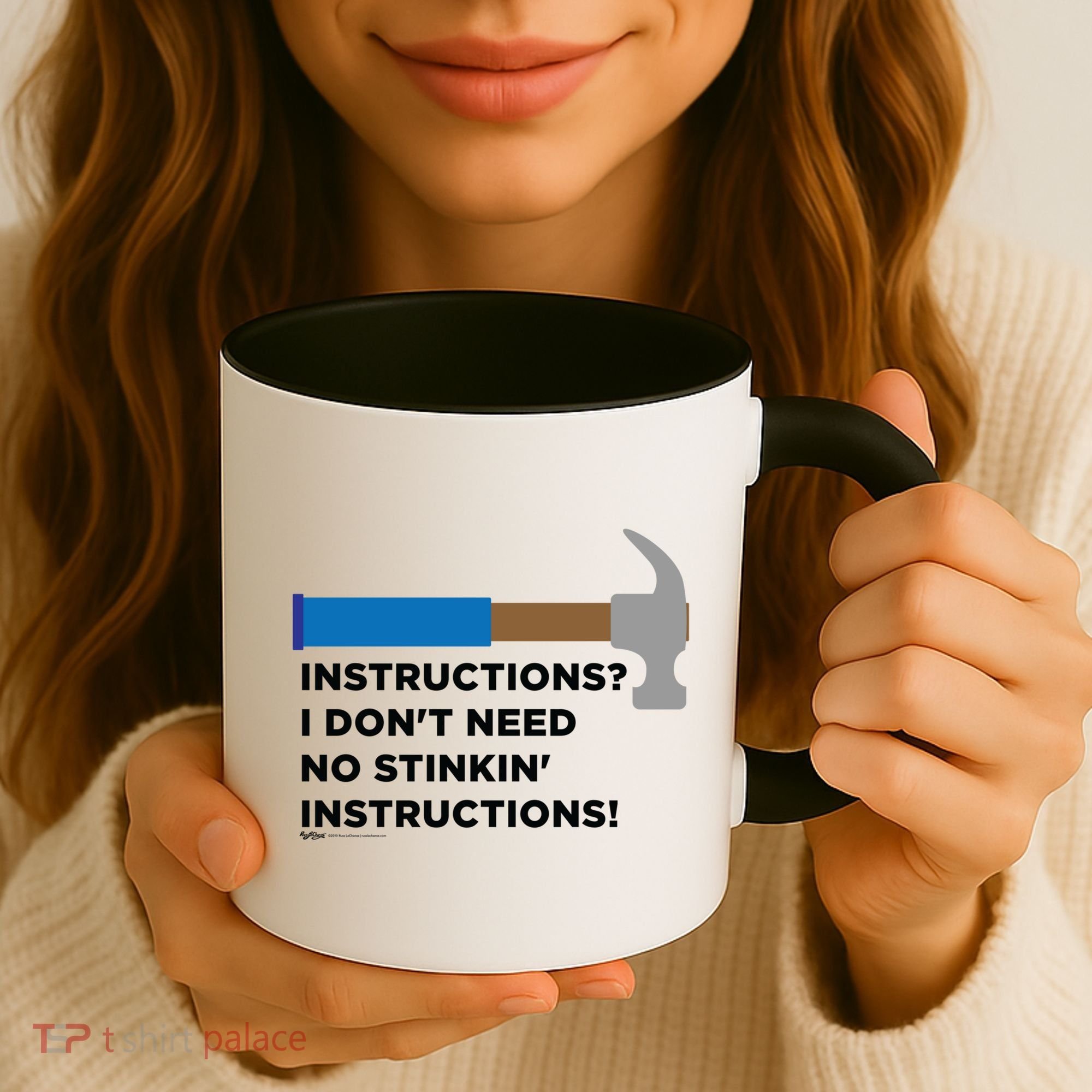 Instructions? I Dont Need No Handy And Carpenter Gift Coffee Mug
