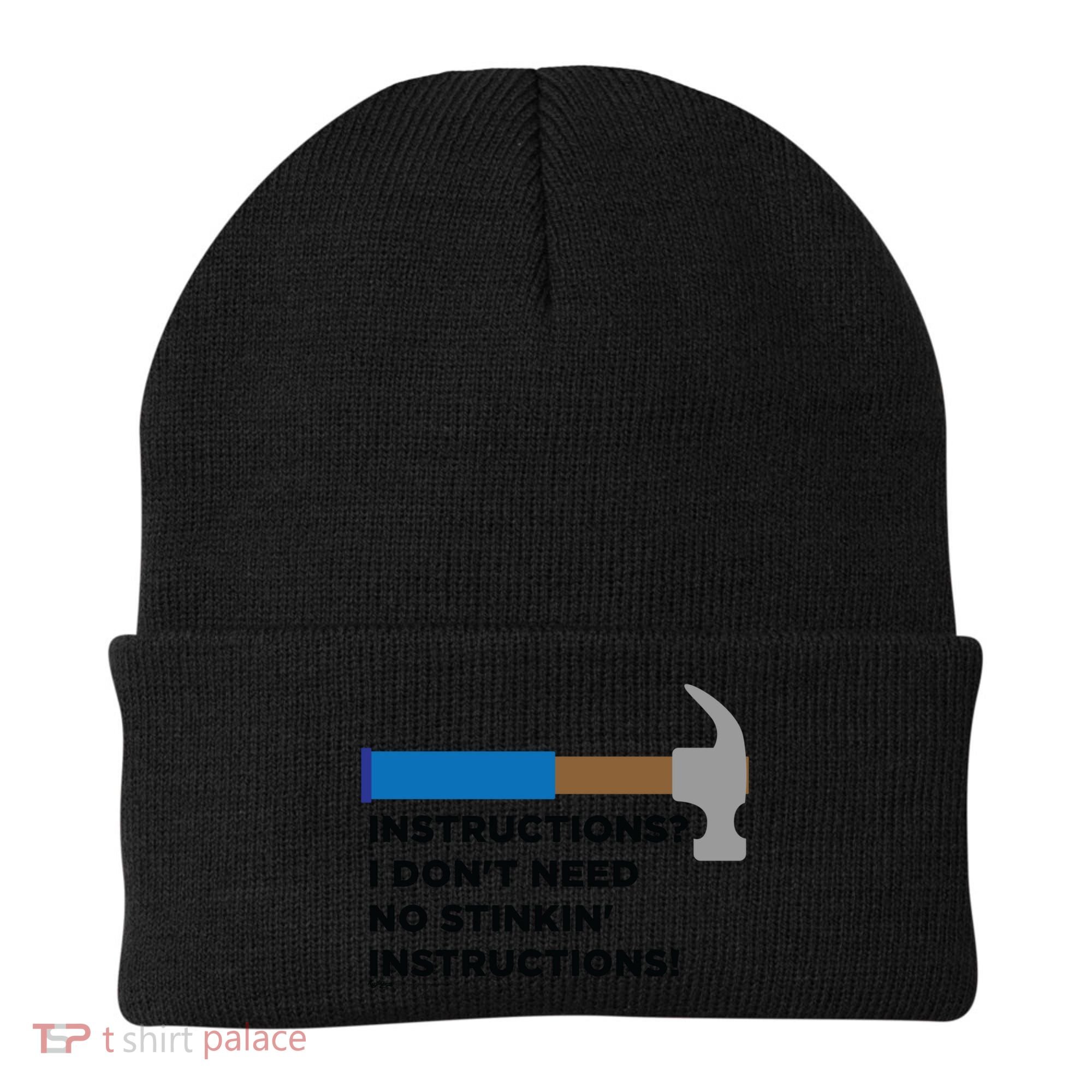 Instructions? I Dont Need No Handy And Carpenter Gift Beanie