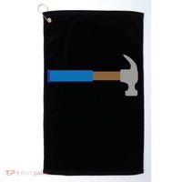Instructions? I Dont Need No Handy And Carpenter Gift Golf Towel thumb 0