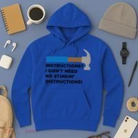 Instructions? I Dont Need No Handy And Carpenter Gift Hoodie thumb 3