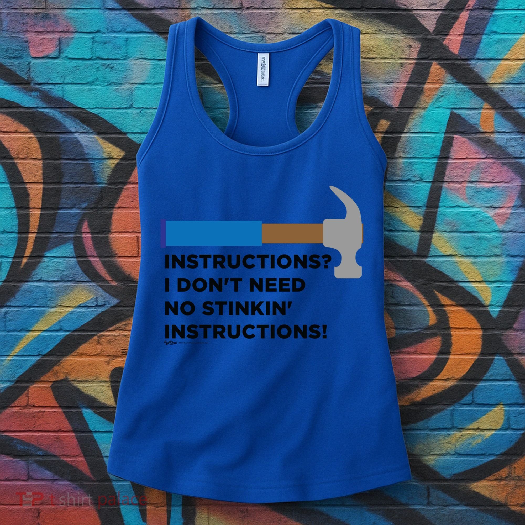 Instructions? I Dont Need No Handy And Carpenter Gift Women's Tank Top