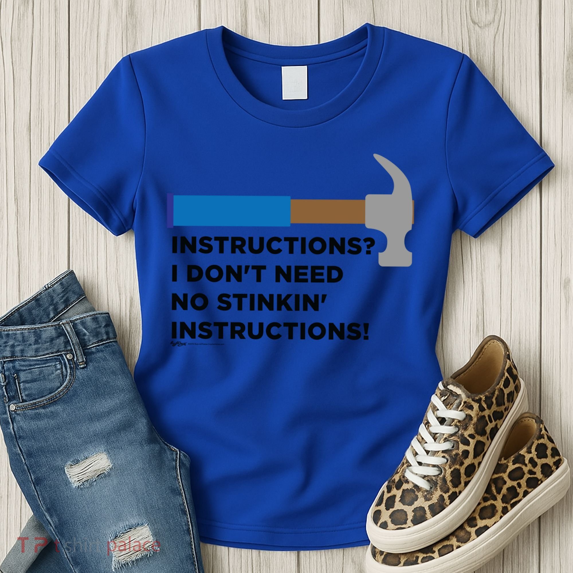 Instructions? I Dont Need No Handy And Carpenter Gift Women's T-Shirt