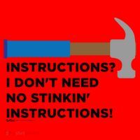 Instructions? I Dont Need No Handy And Carpenter Gift Santa Hat thumb 1