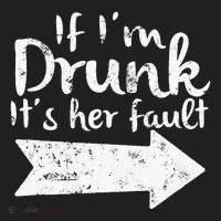If Im Drunk Its Her Fault Matching Best Friend Gift Drinking Hat thumb 2