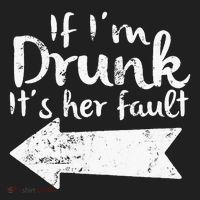 If Im Drunk Its Her Fault Matching Best Friend Gift Drinking Hat thumb 2