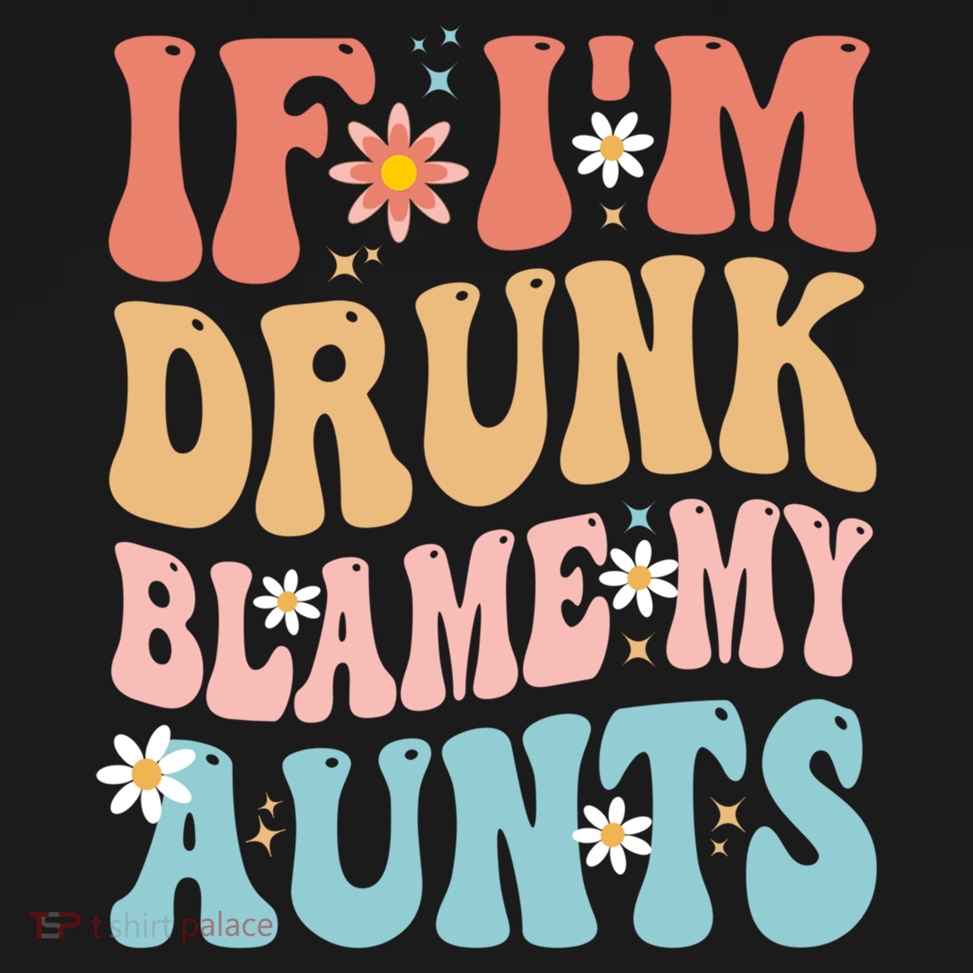 If Im Drunk Blame My Aunts Funny Nieces Nephew Retro Great Gift Women's Hoodie