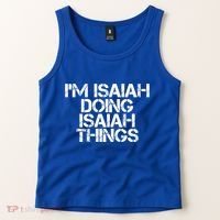 I'm Isaiah Doing Isaiah Things Funny Birthday Name Gift Idea Great Gift Tank Top thumb 2