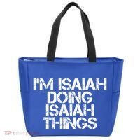 I'm Isaiah Doing Isaiah Things Funny Birthday Name Gift Idea Great Gift Tote Bag thumb 0