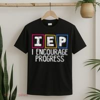 Iep I Encourage Progress Special Education Teacher Sped T-Shirt thumb 2