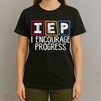 Iep I Encourage Progress Special Education Teacher Sped T-Shirt thumb 4
