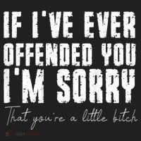 If I've Ever Offended You I'm Sorry That You Are A (On Back) Beanie thumb 2