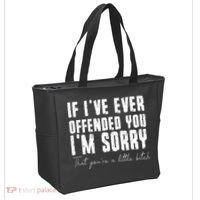 If I've Ever Offended You I'm Sorry That You Are A (On Back) Tote Bag thumb 2