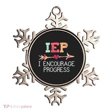Iep I Encourage Progress Special Education School Teacher Great Gift Ornament