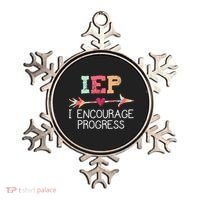 Iep I Encourage Progress Special Education School Teacher Great Gift Ornament thumb 0