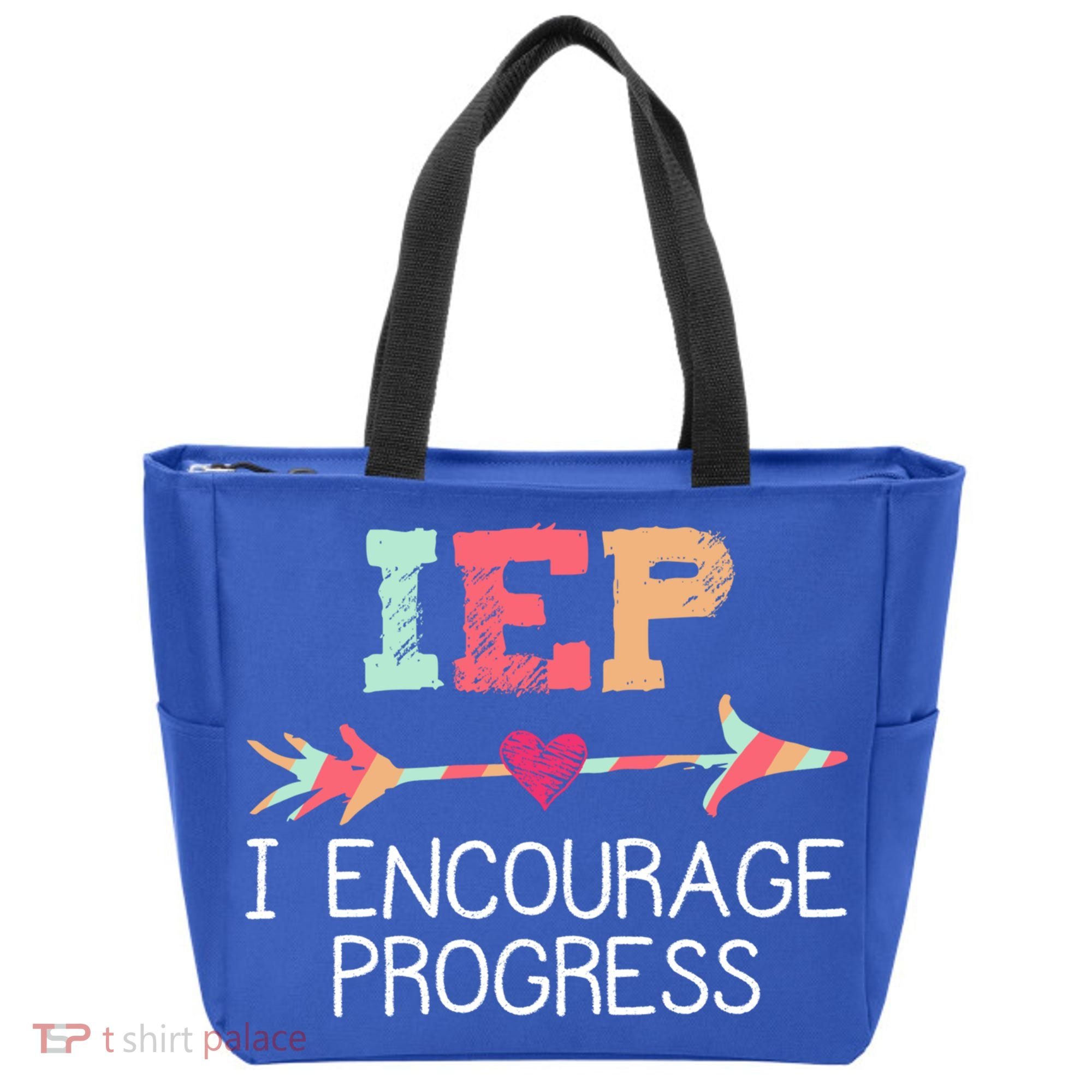 Iep I Encourage Progress Special Education School Teacher Great Gift Tote Bag