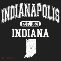 Indianapolis Indiana Est 1821 Varsity Beanie thumb 2