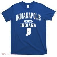 Indianapolis Indiana Est 1821 Varsity T-Shirt thumb 0