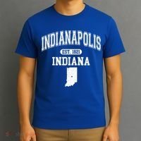 Indianapolis Indiana Est 1821 Varsity T-Shirt thumb 3
