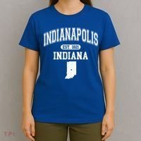 Indianapolis Indiana Est 1821 Varsity T-Shirt thumb 4