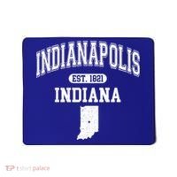 Indianapolis Indiana Est 1821 Varsity Mousepad thumb 0