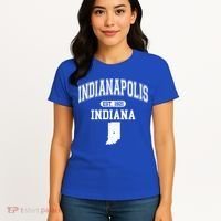 Indianapolis Indiana Est 1821 Varsity Women's T-Shirt thumb 4