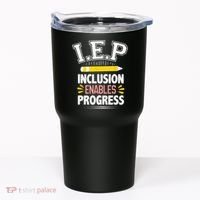 IEP Inclusion Enable Progress Special Education Teacher Tumbler thumb 0