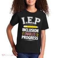 IEP Inclusion Enable Progress Special Education Teacher Kids T-Shirt thumb 2