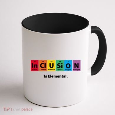 Inclusion Is Elemental Coffee Mug back