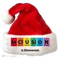 Inclusion Is Elemental Santa Hat thumb 0