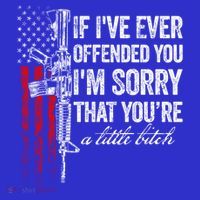 If Ive Ever Offended You Im Sorry American Flag Gift Baby Bodysuit thumb 2