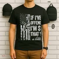 If IVe Ever Offended You IM Sorry American Flag T-Shirt thumb 6