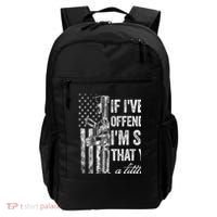 If IVe Ever Offended You IM Sorry American Flag Backpack thumb 0