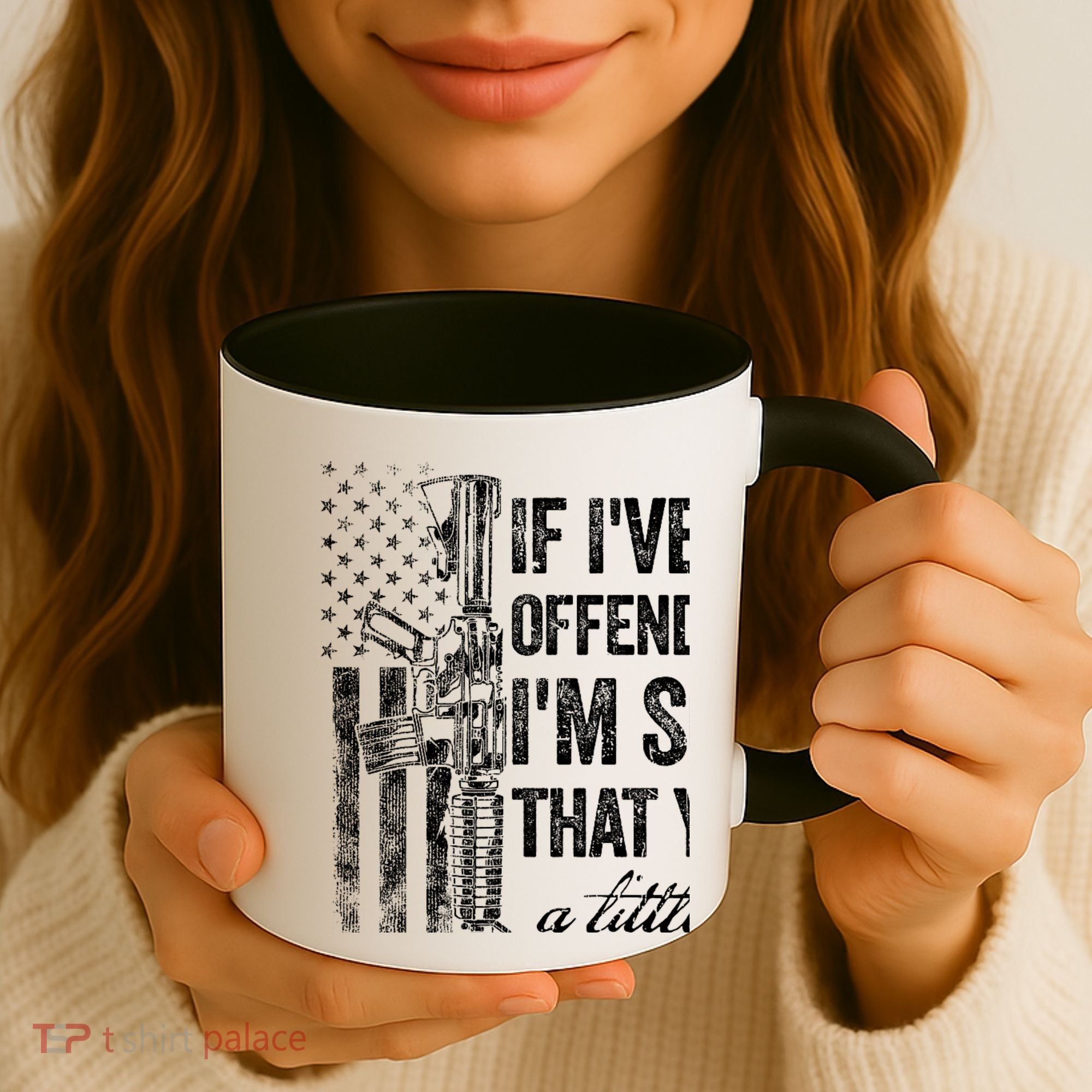 If IVe Ever Offended You IM Sorry American Flag Coffee Mug