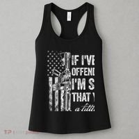 If IVe Ever Offended You IM Sorry American Flag Women's Tank Top thumb 3